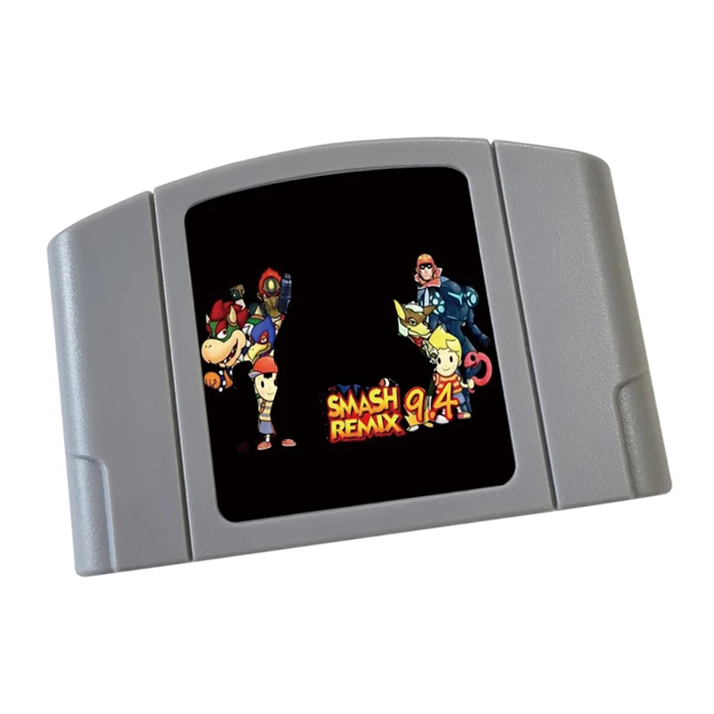 N64 games Cartridge Smashremix94_Y NTSC Version Retro Games reconstructed