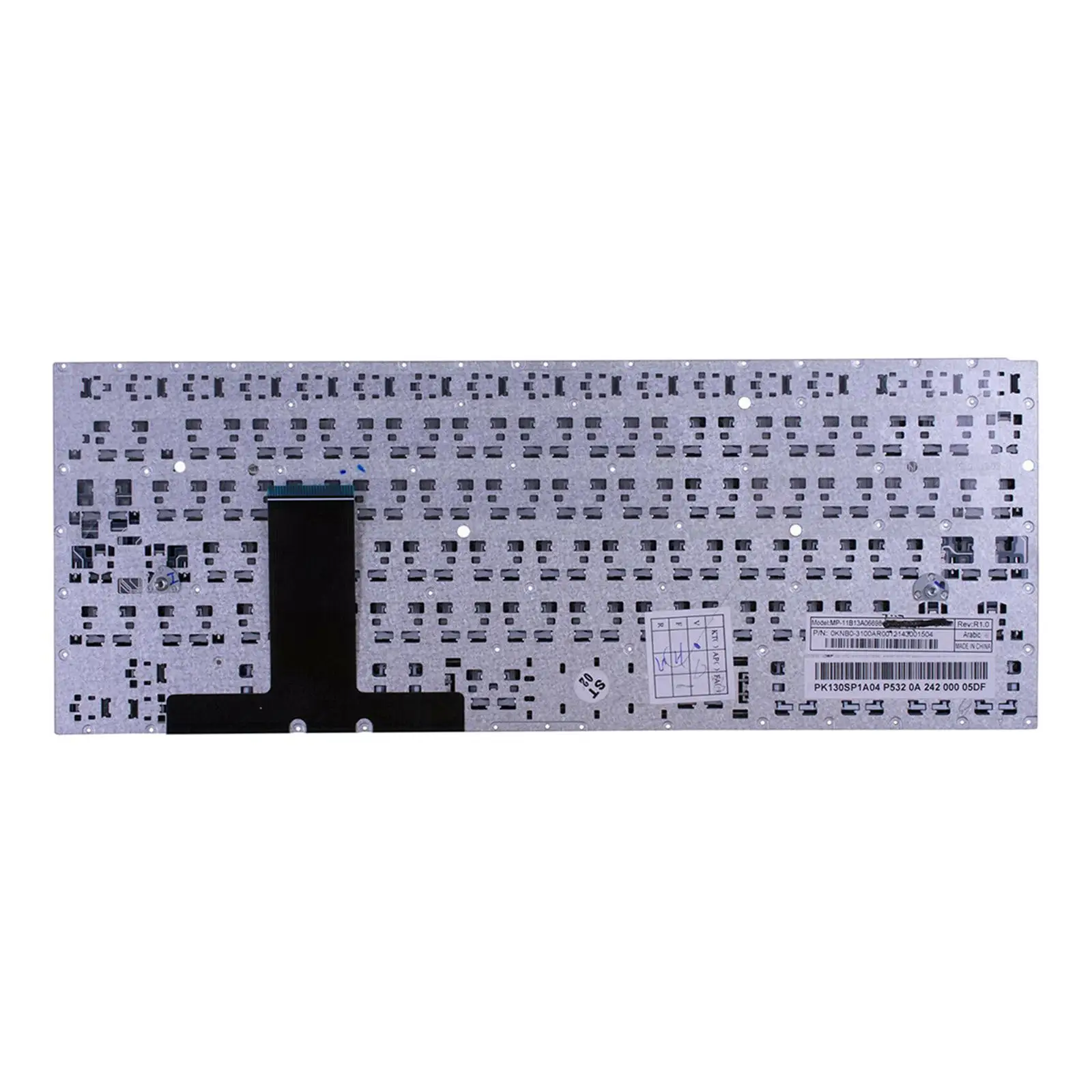 

Надежная механическая клавиатура для ноутбуков Asus UX31 UX31E UX31A, пластиковая, серебристая, с американской раскладкой