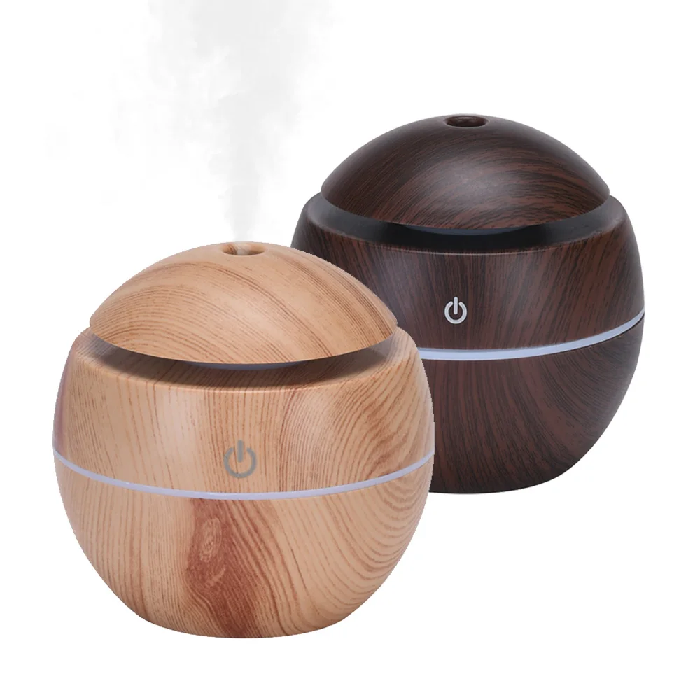 Mini USB Ultrasonic Humidifier Aromatherapy With Colorful LED Night Light For Office Bedroom Dorm Room Desktop Personal Use