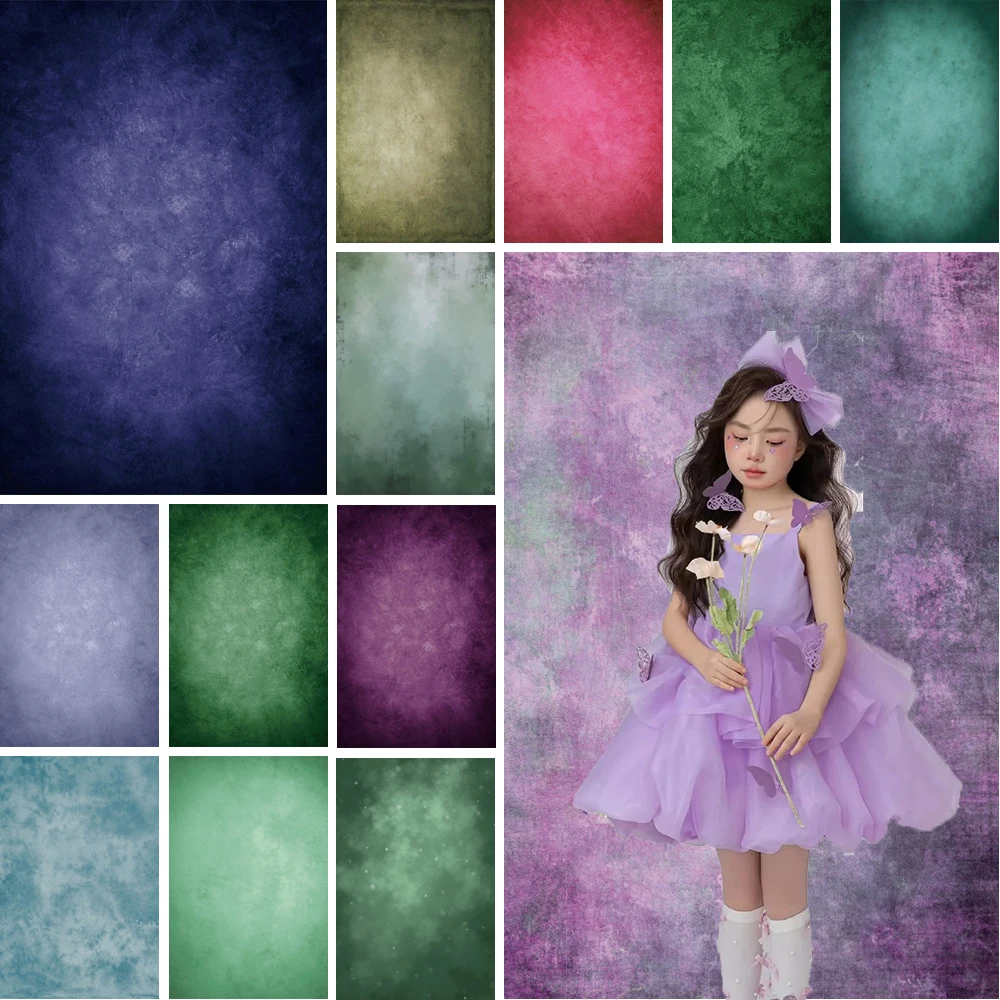

MOON.QG Purple Vintage Solid Texture Wall Baby 1 Year Party Birthday Kids Wall Backdrop Photozone Background Shooting Props