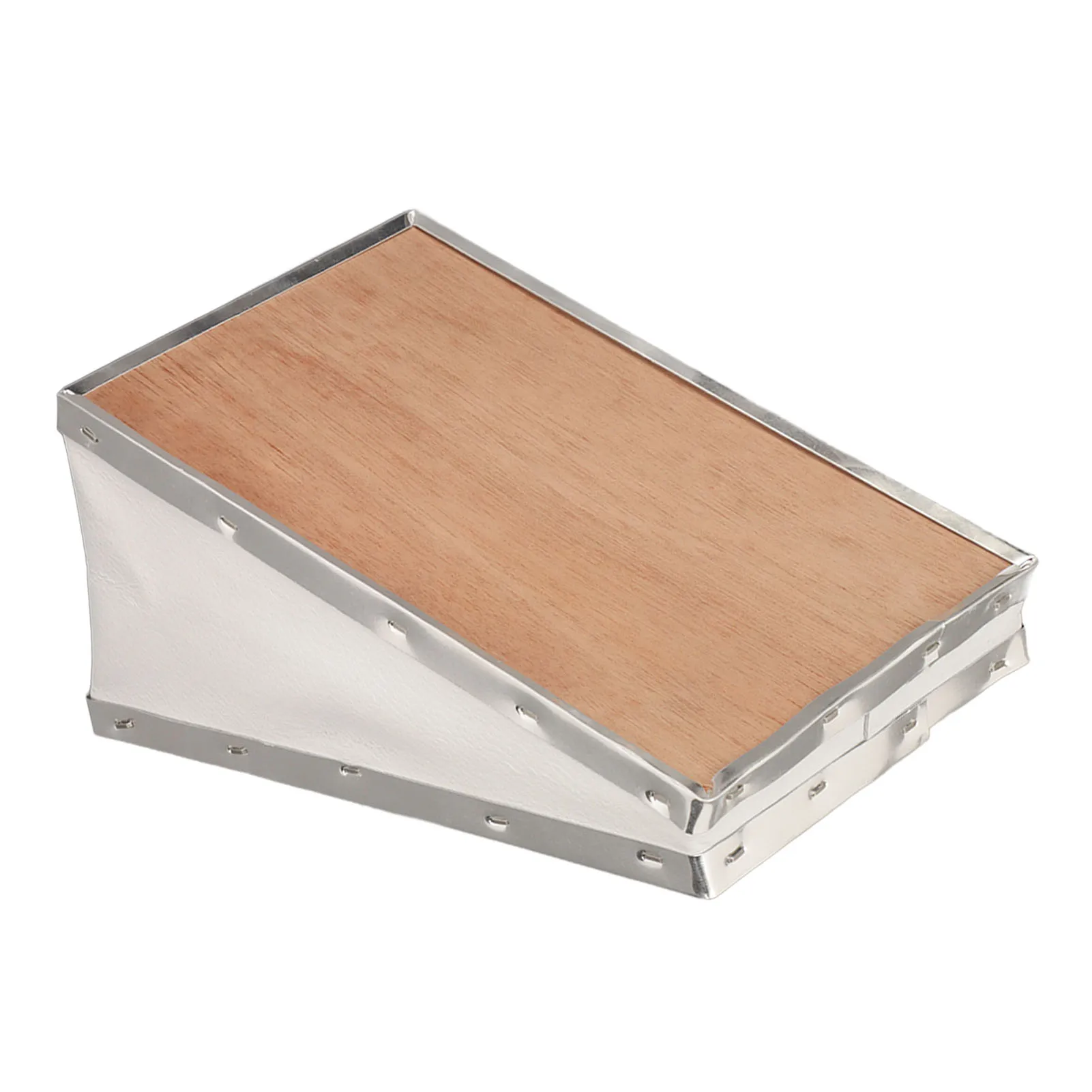 Bee Smoker Bellow PVC Leather Plywood Box Beekeeping Equipment Replacement with Clip for Beehive