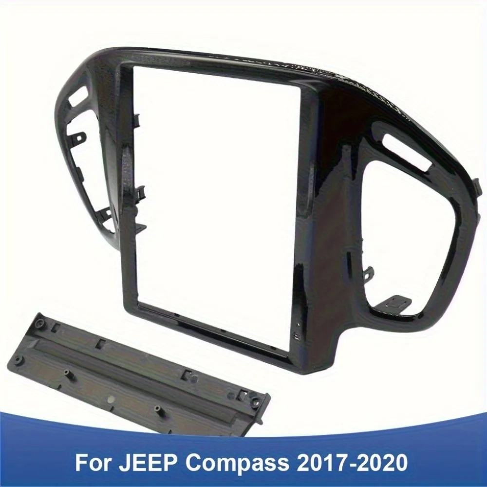 

Автомобильная аудиорамка для JEEP Compass 2017-2020, автомобильный радиоприемник, мультимедийная рамка, видеоплеер, навигационная DVD-панель, отделка