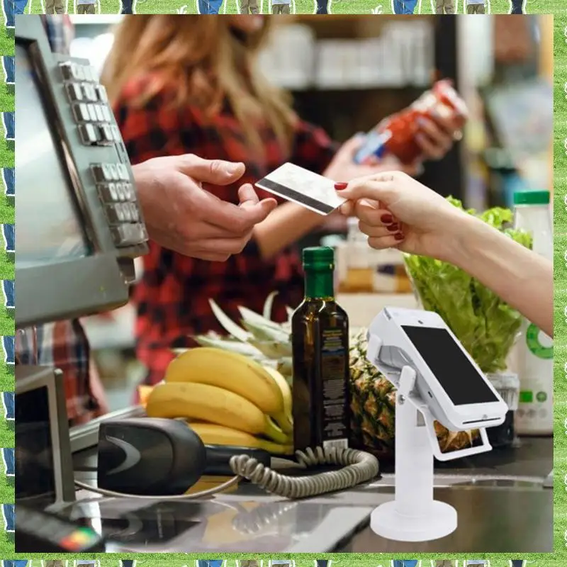 

FTS Универсальная настольная подставка для Pos-машины, вращающийся держатель для каши POS, стойка, кронштейн для дисплея для ресторана супермаркета