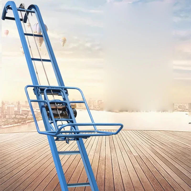 Loading machine hoist building electric loading machine folding lift car automatic loading and unloading