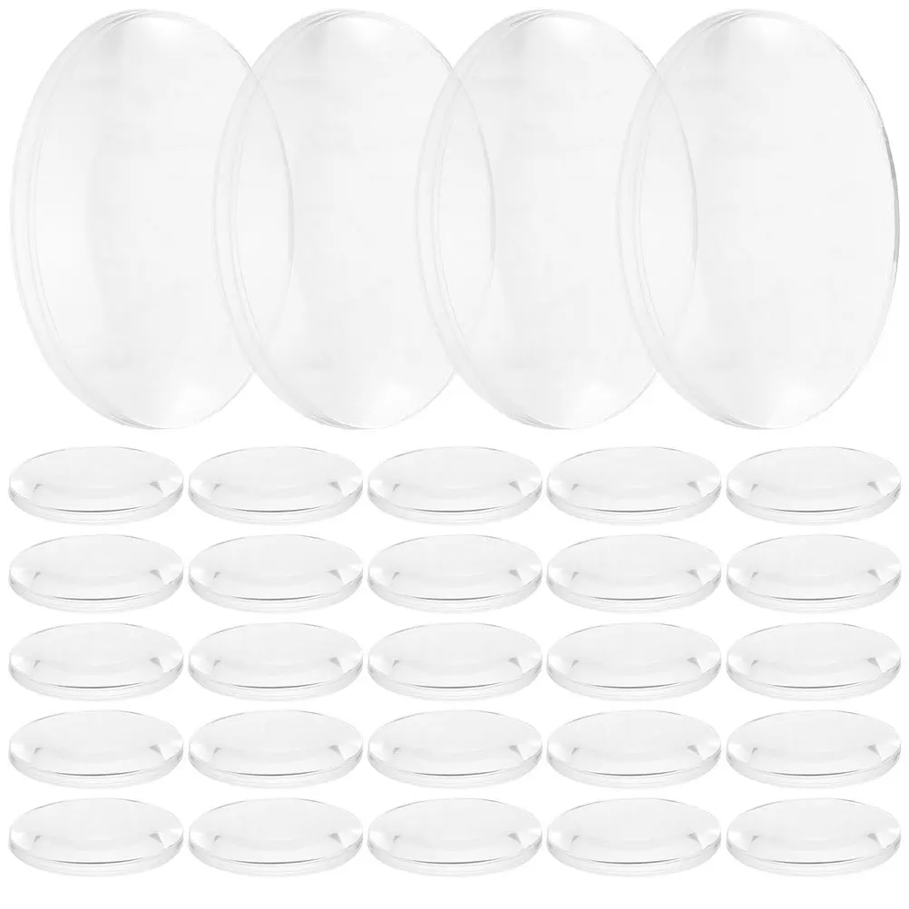 

50pcs Double For Physics Teaching Lens 50Mm Optical Lens For Physics Teaching Science Experiment Tools Biconvex Lenses Set