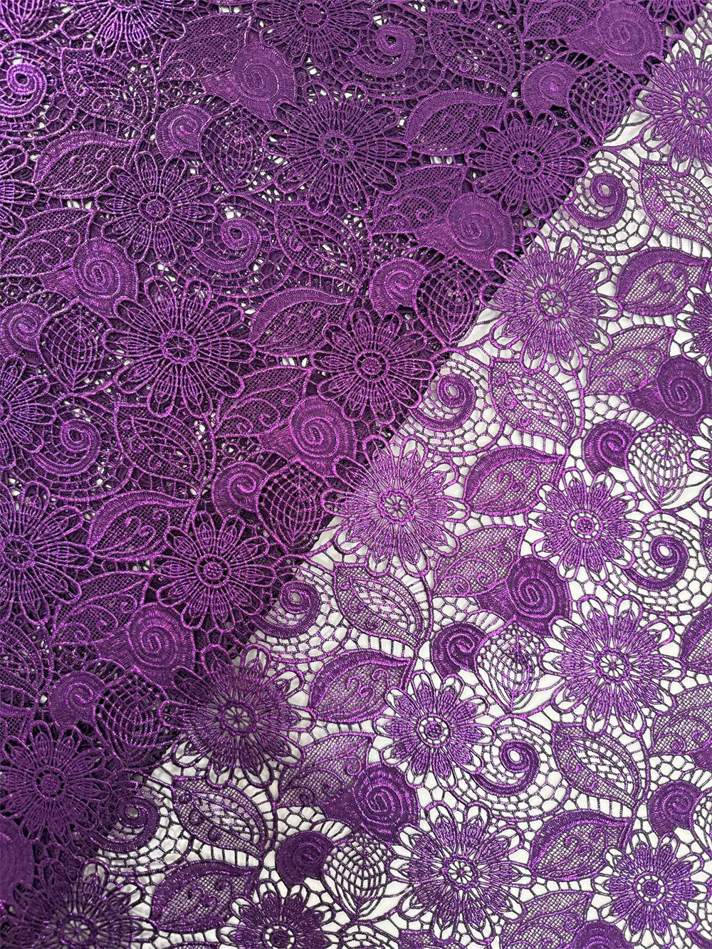 

Элегантное гипюровое кружево 5 ярдов, 2026, высококачественная водорастворимая ткань из молочного шелка с ажурным узором для пошива свадебных платьев в нигерийском стиле