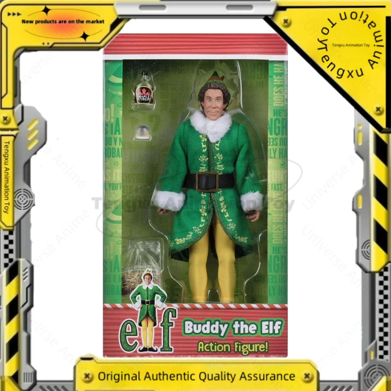 

【Товары для пятен】NECA 04679 Buddy Рождественский эльф 8-дюймовая тканевая фигурка аниме Коллекционный подарок
