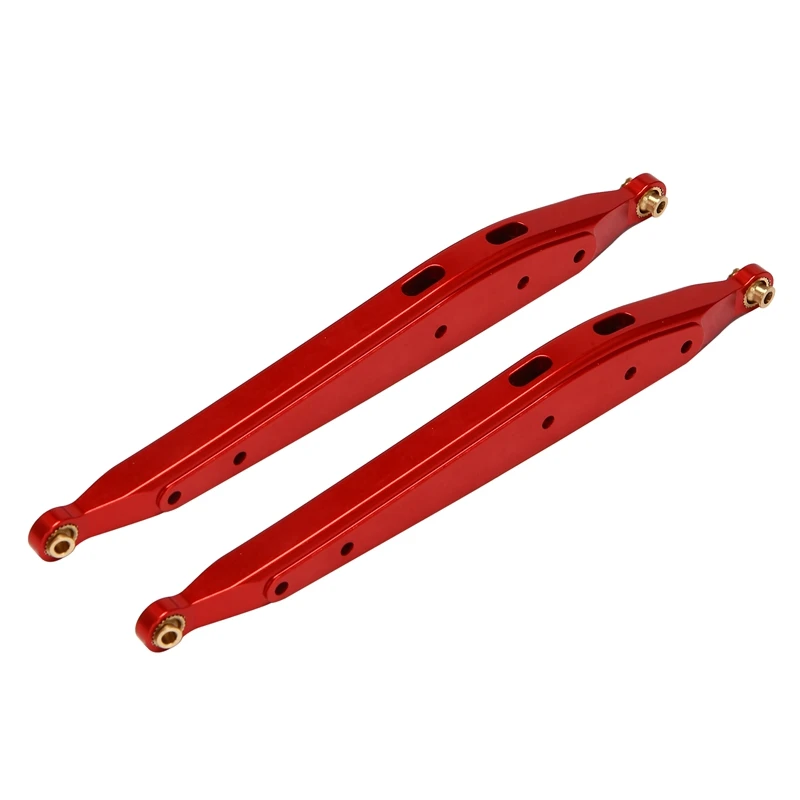 2 PCS RC Metal Rear Trailing Arms Lower Arm Lever Fit For Axial RBX10 Ryft 1/10 RC Off-Road Crawler Car Accessory Red