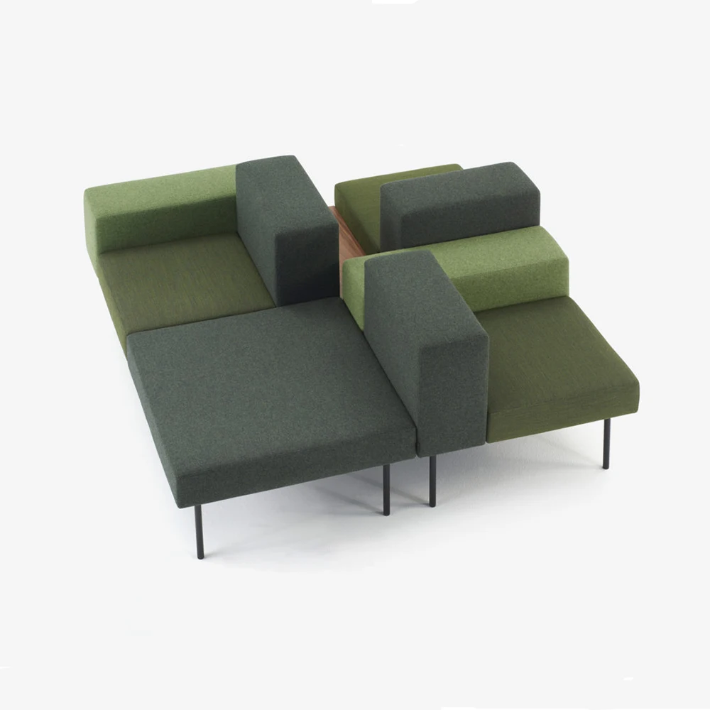 Großhandel Büro Sofa Set Einfache moderne Möbel Handels qualität Luxus Wohnzimmer Sofa