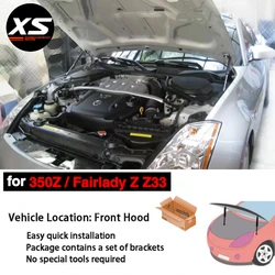 Front Hood Struts For Nissan 350Z Z33 2003-2008 Nissan Fairlady Z Z33 Modify Damper Lift Supports Shock Absorber Prop Rod Piston