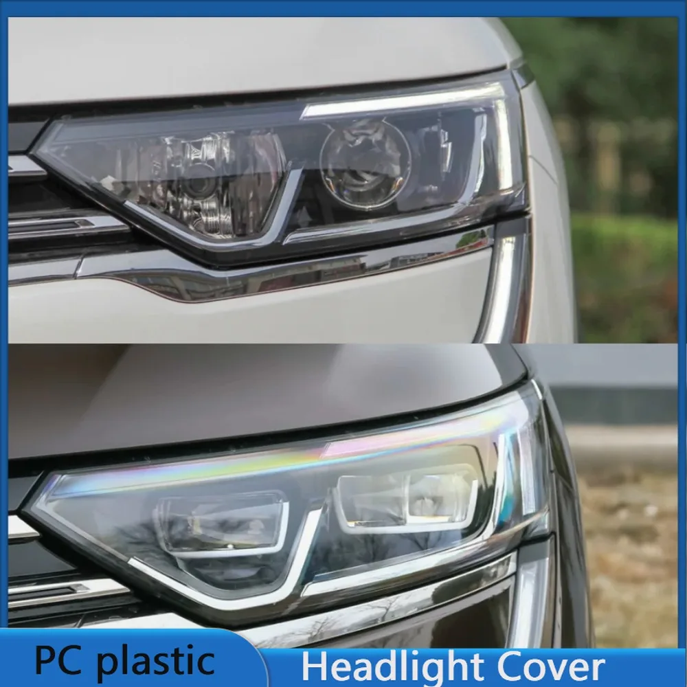 

For Renault Koleos 2016 2017 2018 2019 Year Front Headlight Cover Transparent Lampshade Headlamp Lens Shell Body Kit Accessories