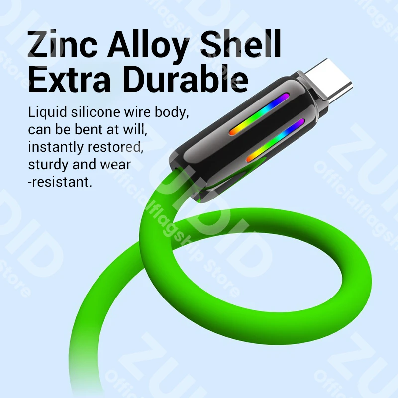 240W USB C To Type C Fast Charging Cable PD3.1 Liquid Silicone USB Type C Data Cord For IPhone 16 15 MacBook iPad Samsung Xiaomi