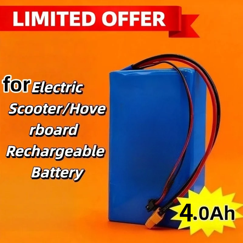

High Capacity Power Pack – 4.0Ah Rechargeable Battery, for Electric Scooter, Hoverboard,Stable Performance Accessory