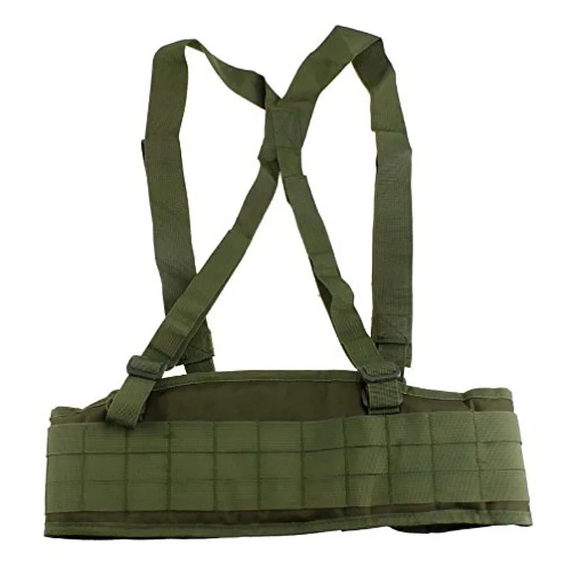 Cintura tattica Molle, bretelle in Nylon multifunzionale cintura di supporto in vita per sport all\'aria aperta