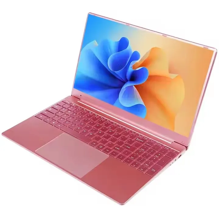 

Laptop for Students New Brand N5095 Pink 15.6inch 16GB RAM Touch Screen Notebook Computer for Home Laptops
