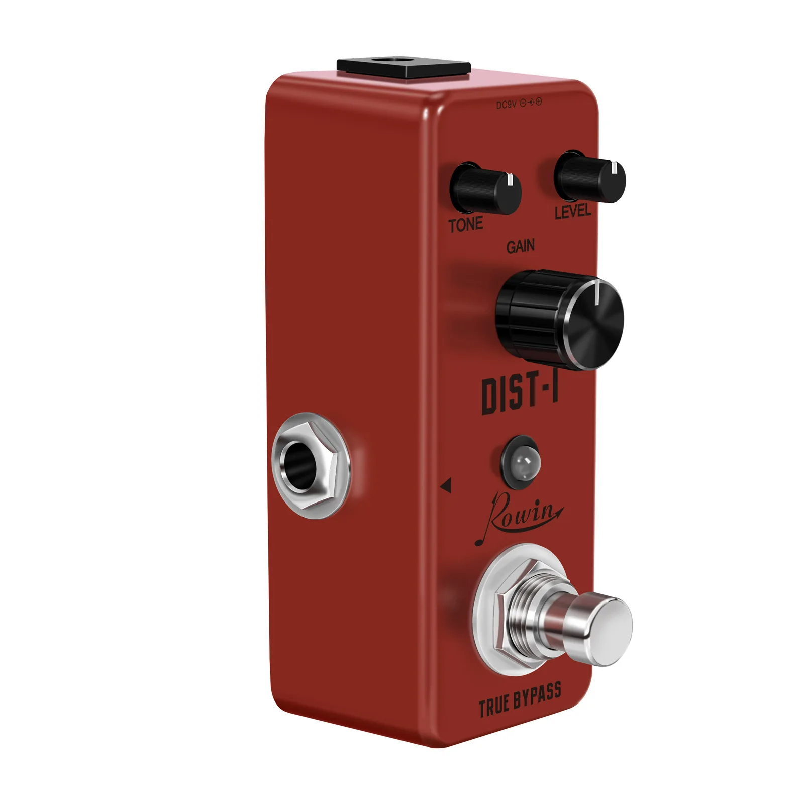 

Electric Guitar Distortion Pedal Kit, DIST-1 Mini Effect Box, Digital Realistic Vintage British True Bypass, High Gain