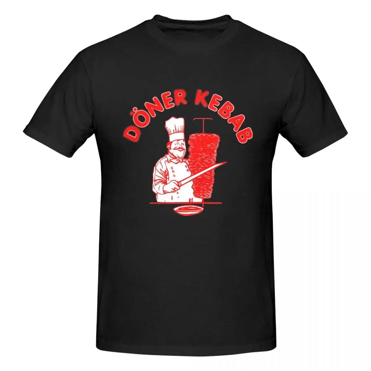 I Love Doner Kebab 4 Men's tight fitting sports T-shirt,cosy,T-shirt