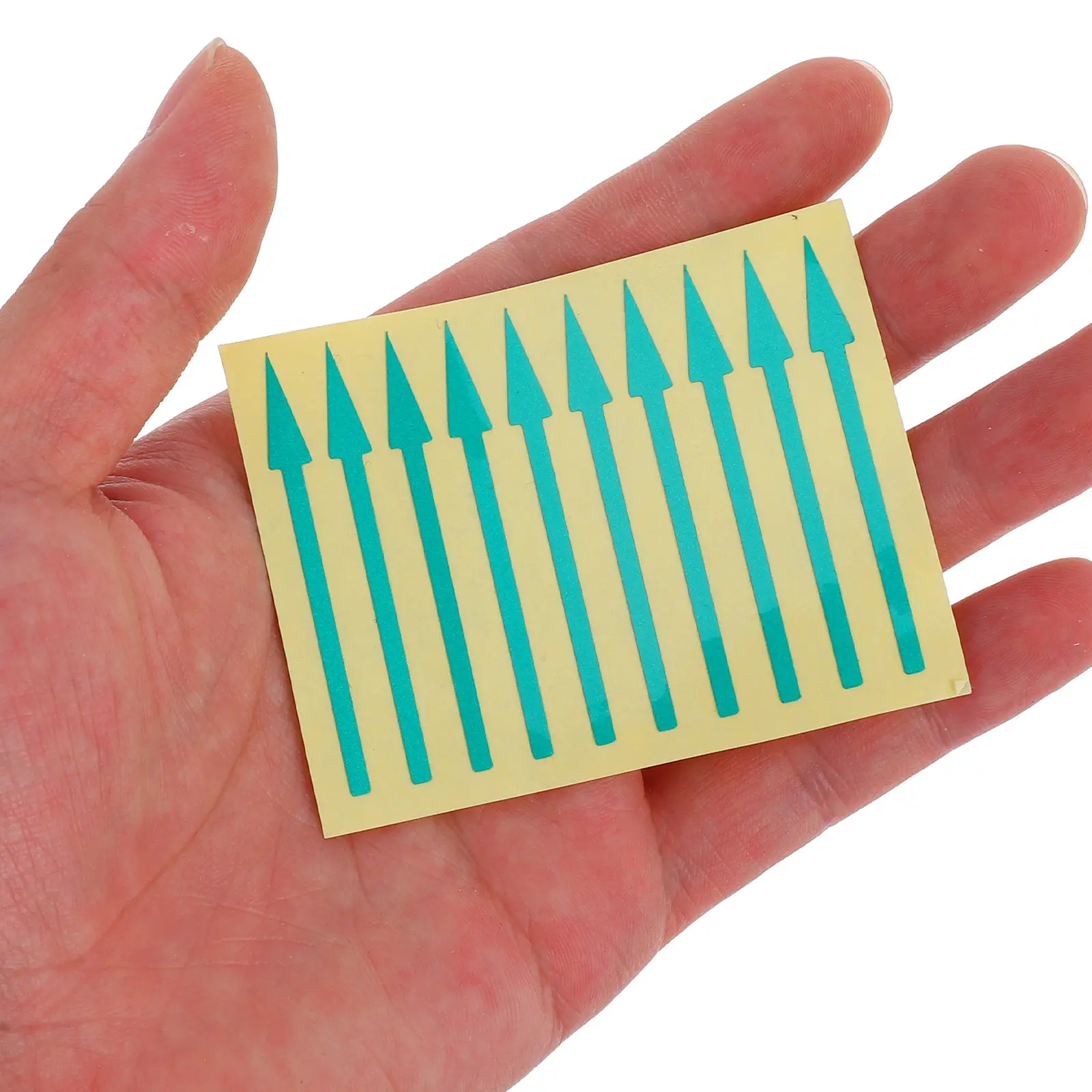 100Pcs Instrument Panel Arrow Stickers Adhesive Waterproof Reflective Directional Markers Pressure Gauge Indication Labels