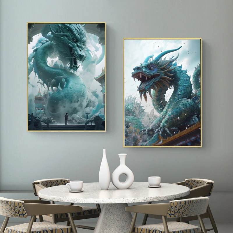 YOUQU Animal Series Diamond Painting Dragon 5d Diamond Embroidery DIY Mosaic Picture Home Decoration Beautiful Wall Art Gift