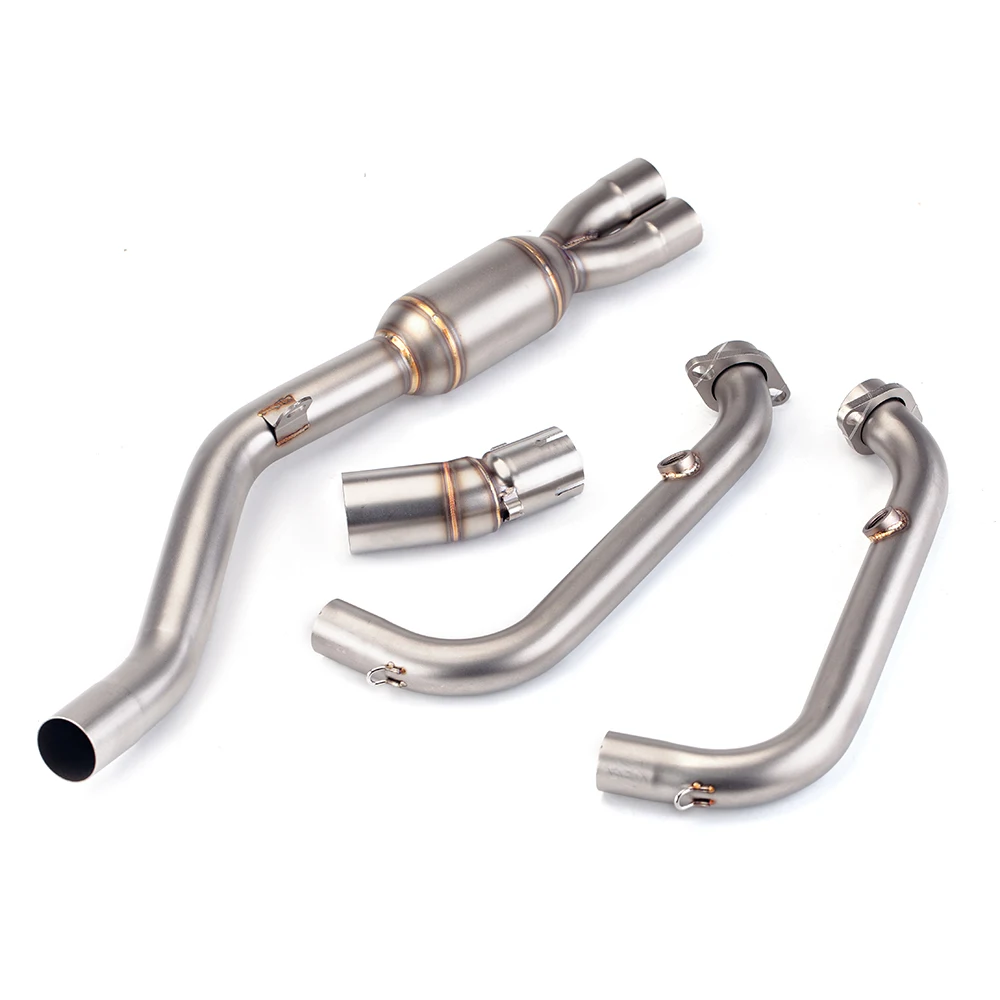 

Used for 450sr stainless steel front middle exhaust pipe M13 tail exhaust kit motorcycle exhaust system original position