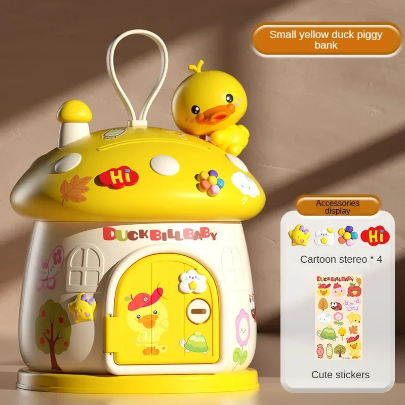 Form Sparschwein Kinder Niedlichen Cartoon Pilz 3D Aufkleber für Kreative DIY Spielzeug Schlüssel Schutz Geschenke für Kinder