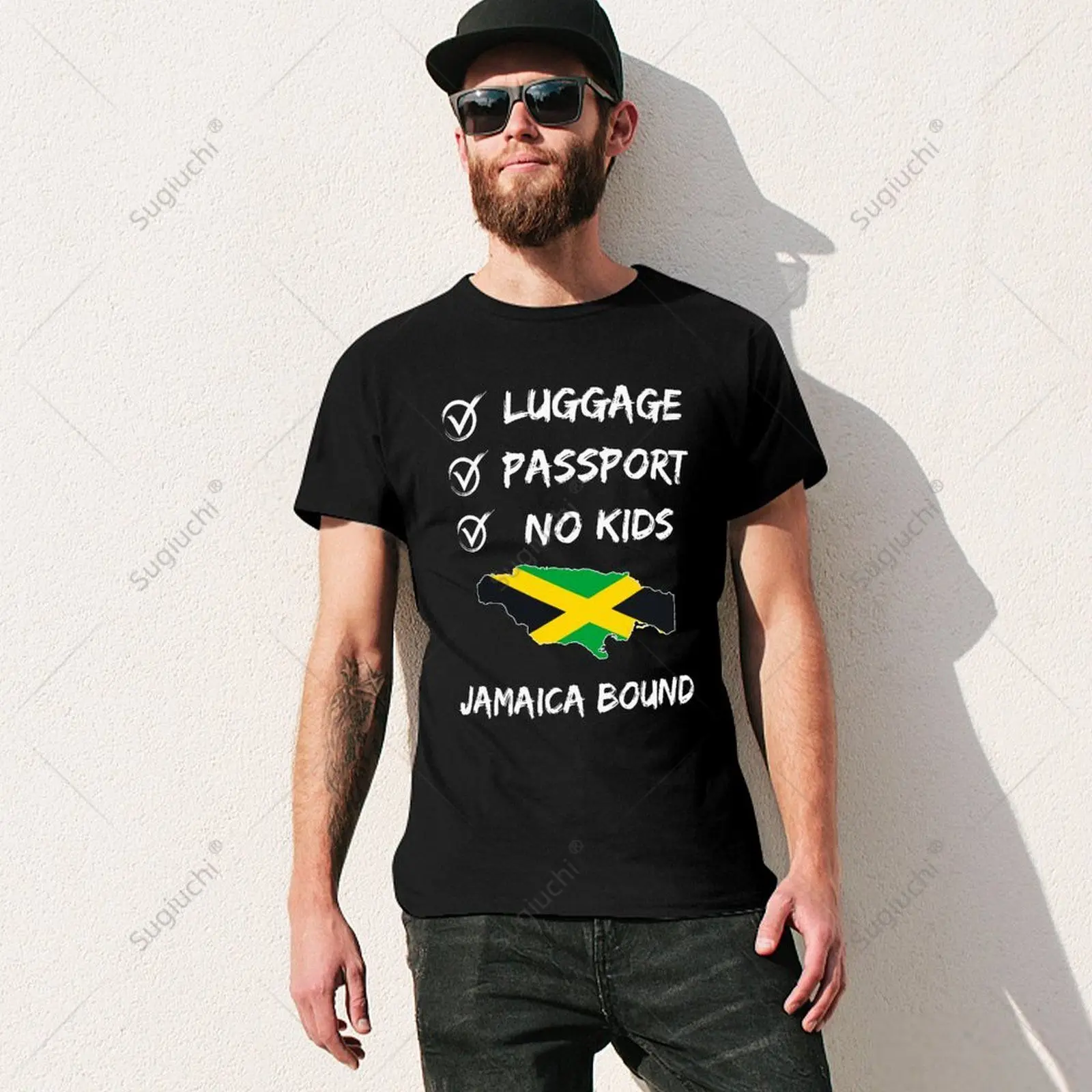 Unisex Men Jamaican Travel Clothing For Your Next Vacation To Jamaica Tshirt Tees T Shirts Women Boys 100% Cotton T-Shirt view 2