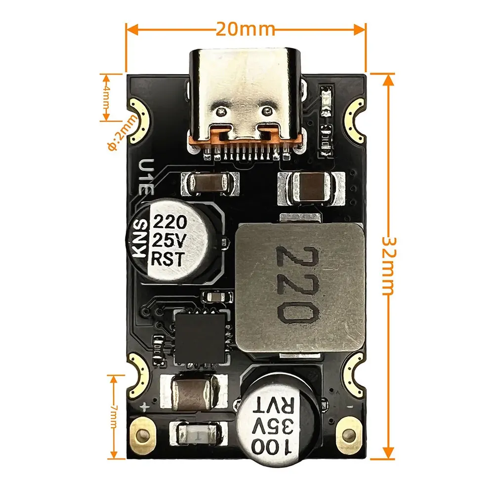 1/3/5Pcs PD 65W Fast Charging Module Type-C Interface Supports PD3.1 QC3.0 SCP PPS Fast Charging