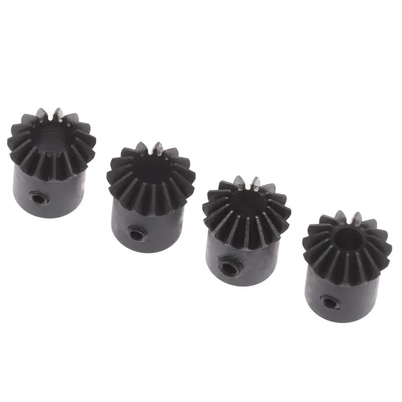 Wholesale 2Pcs 45# Steel 1M 15T Spiral Bevel Gear M1 Modulus 1:1 90 Degrees Differential Gear Bevel Gear Accessories