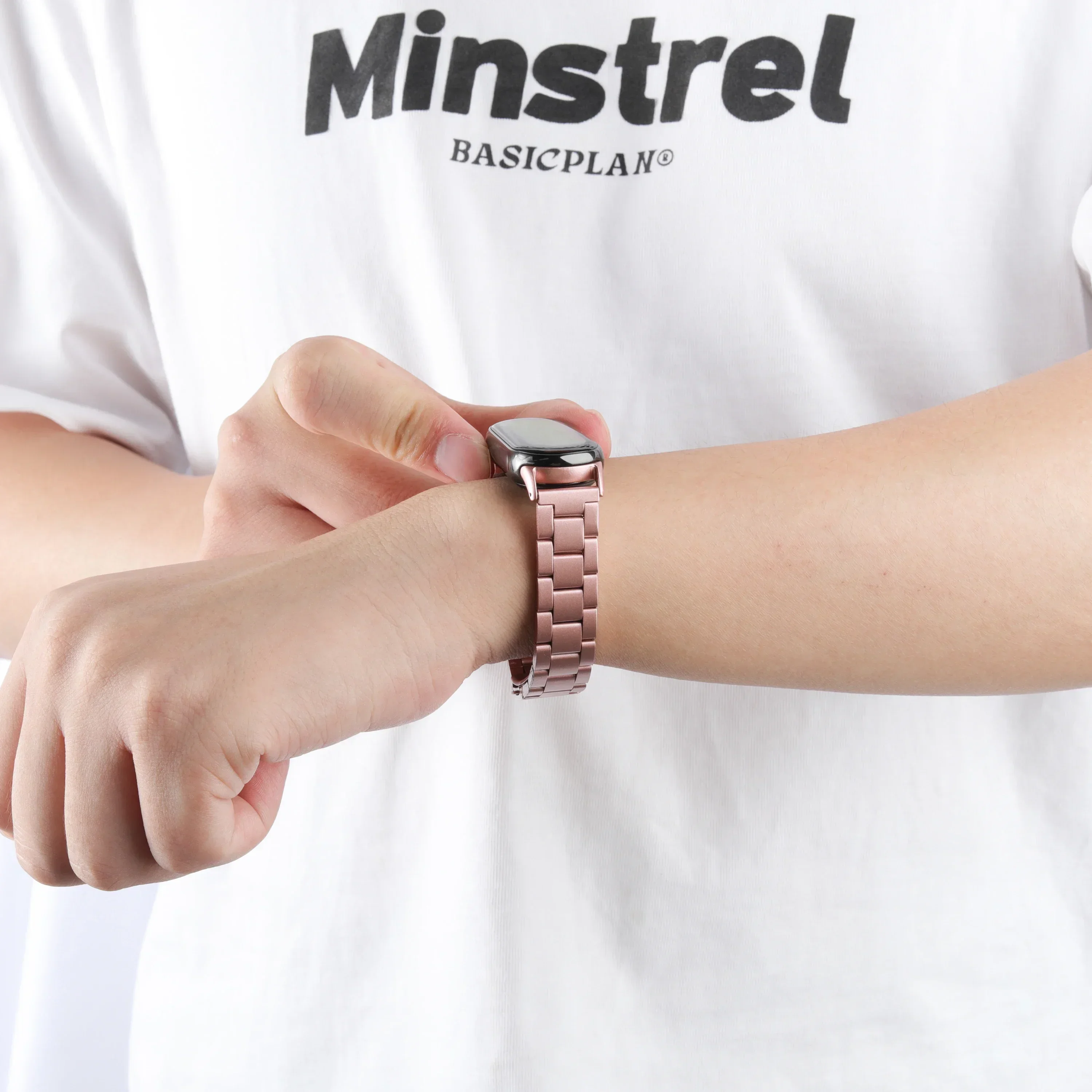 Edelstahl-Uhrenarmband für Xiaomi Mi Band 10 9 8 Zubehör Edelstahl-Armband Xiaomi Smart Band 10 9 8 Metall Correa Armband – Detail 11