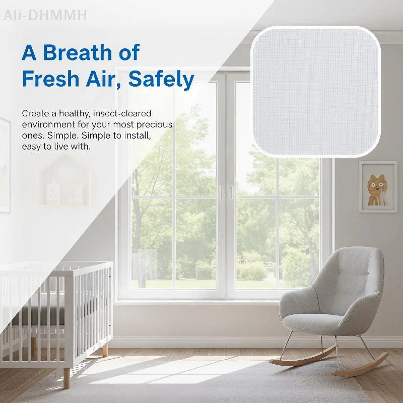 ZLinKJ Invisible Mosquito Net Mosquito  Bug Net Cuttable Window Screen Fly Mesh DIY Self-Adhesive Fly Mosquito Window Net Mesh