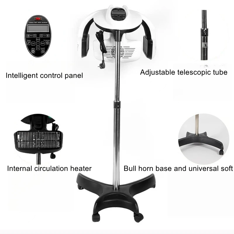 Hairdressing heating and drying machine, hair salon heating and drying machine, styling accelerator, perm machine