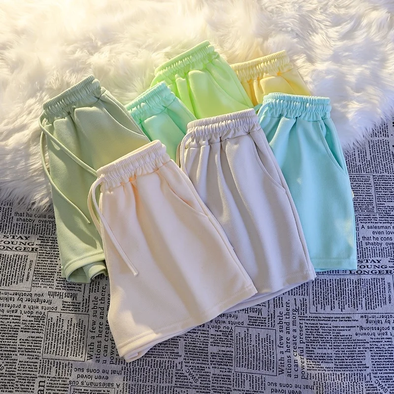 【6919Positive】Summer Thin Casual Sports Shorts Women Petite Home Sleep Shorts Outdoor Versatile Hot PantsinsTrendy