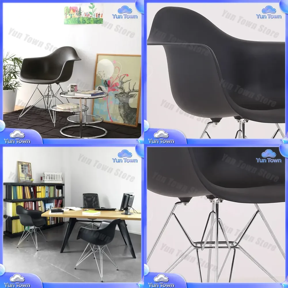 for Nordic antique dining chair for home bedroom dressing stool with backrest simple modern casual transparent internet