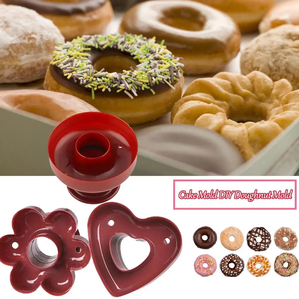1pcs Cake Molds DIY Donut Molds Dessert Cookie Donut Food Molds Tools Baking Chocolate Machine 3D Kitchen Sweets C5O2