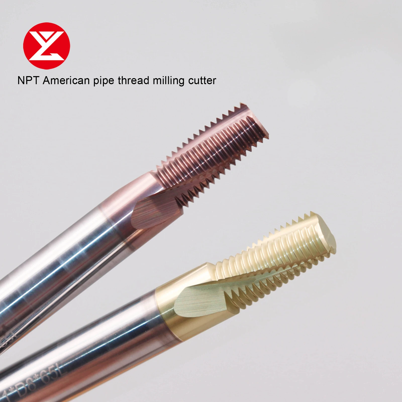 HRC68 Solid Carbide NPT NPTF Full Teeth Thread Milling Cutter tools Tungsten Steel End Mill Machining For Steel