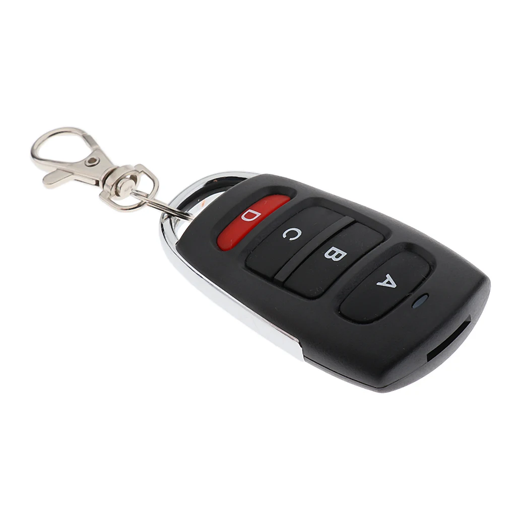 ABS Plastic 4 Button Copy Remote Control KB1304 Wireless Transmitter for Car Alarm 433mhz Garage Door System