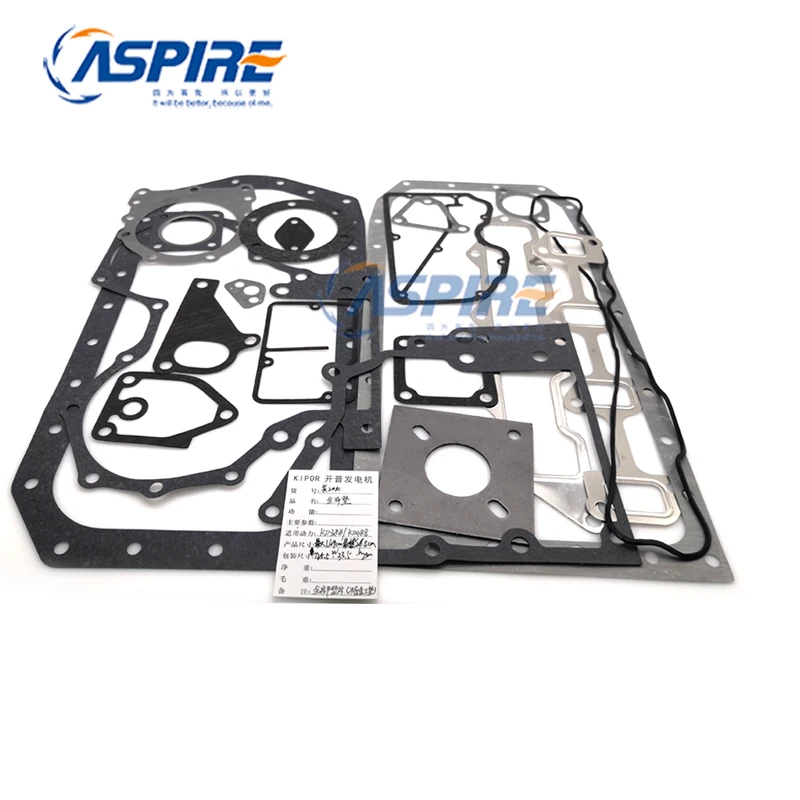 

Kipor Engine Paper Gasket Set for KD388 KD488 KD6105