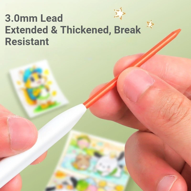 36 Color Set 3.0mm Erasable Pencil Press Non-sharpening Replaceable Oil-based Colored Pencil  Children's Drawing Filling Art Pen