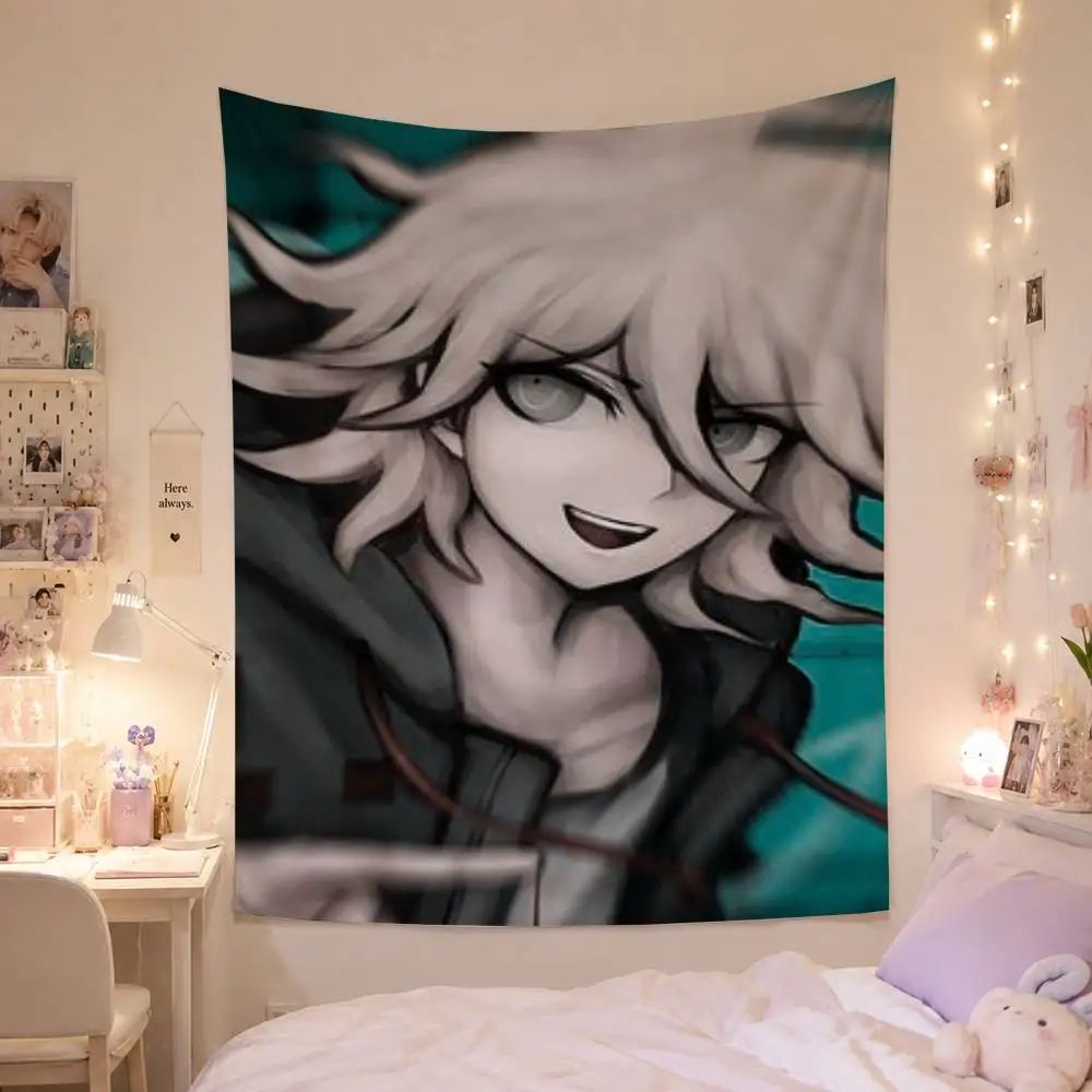 Nagito Komaeda Game Danganronpa Flag Digital Printing Banner for Garage Wall Out Door Decoration