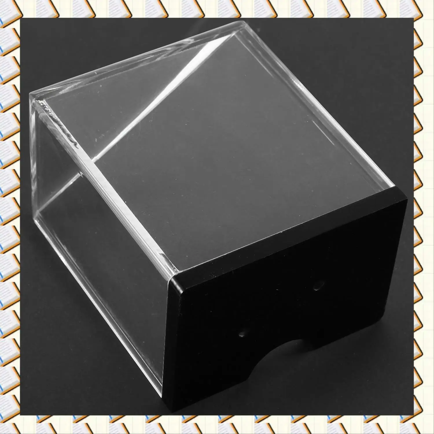 A14M 1PC Board Game Poker Casino Blackjack Acrylic Discard Holder Tray Playing Cards