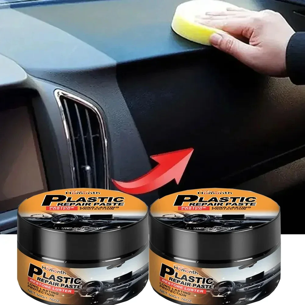 Car Cleaning Products Car Plastic Restorer Back To Black Gloss  Plastic Leather Restore Auto Polish And Repair Coating Renovator