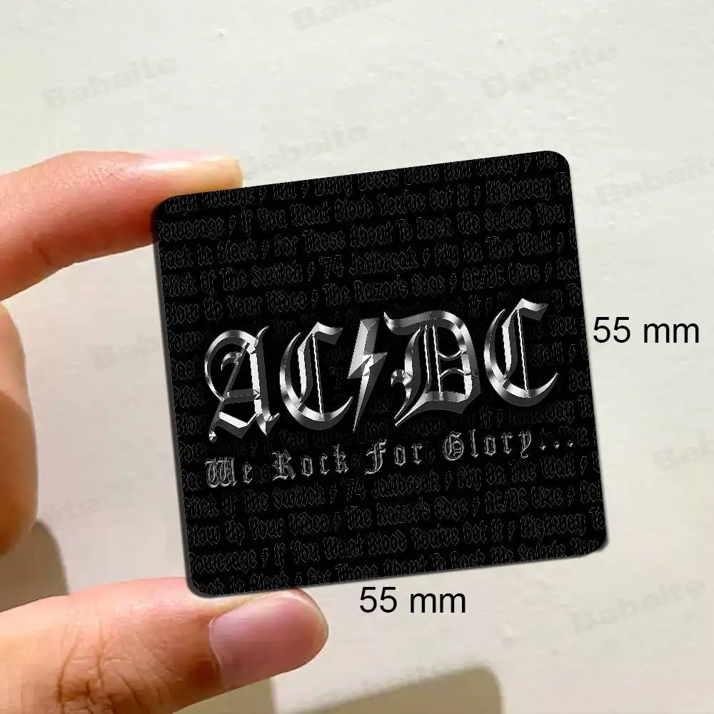 ريترو روك باند AC-DC أنمي مغناطيس شخصية مغناطيس الثلاجة مغناطيس مخصص للمطبخ السبورة الديكور مكتب هدية #4