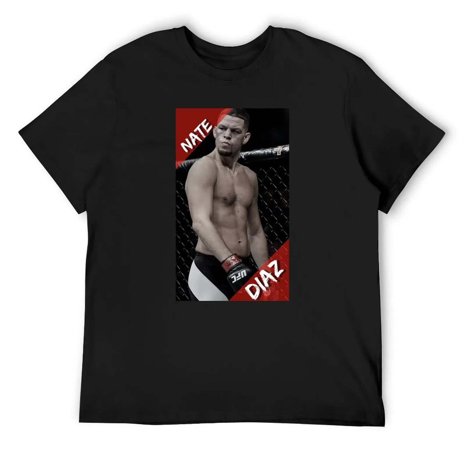 

Nate Diaz T-Shirt aesthetic clothes graphic t shirt vintage plain Short sleeve tee vintage t shirt men