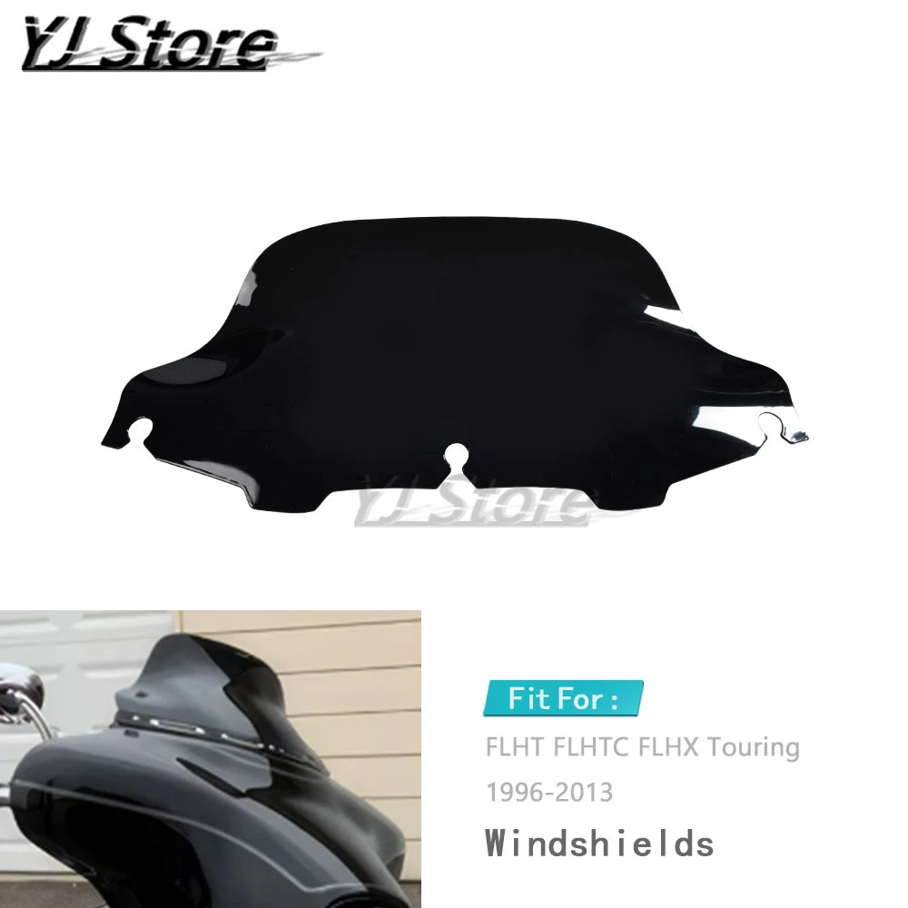 Fit Für Harley Touring Street Glide Electra Glide Classic FLHX FLHTC 96-13 Motorrad 8 "Windschutzscheibe deflektor Windschutzscheibe 12 11 10