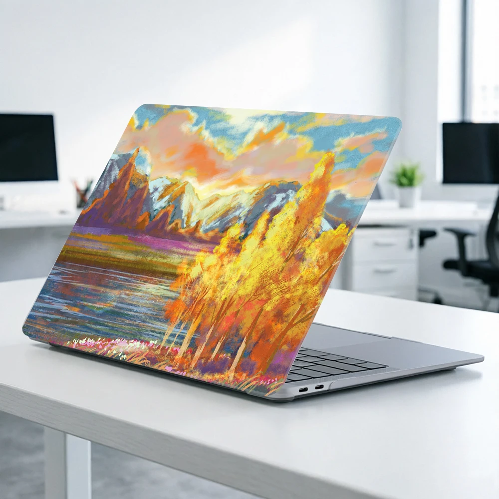 Laptop Case for MacBook Neo 13 2026 Cover A18 Pro model A3404 Shell for MacBook Air15 13 M5 Pro 14 16 Scenery image Print Case