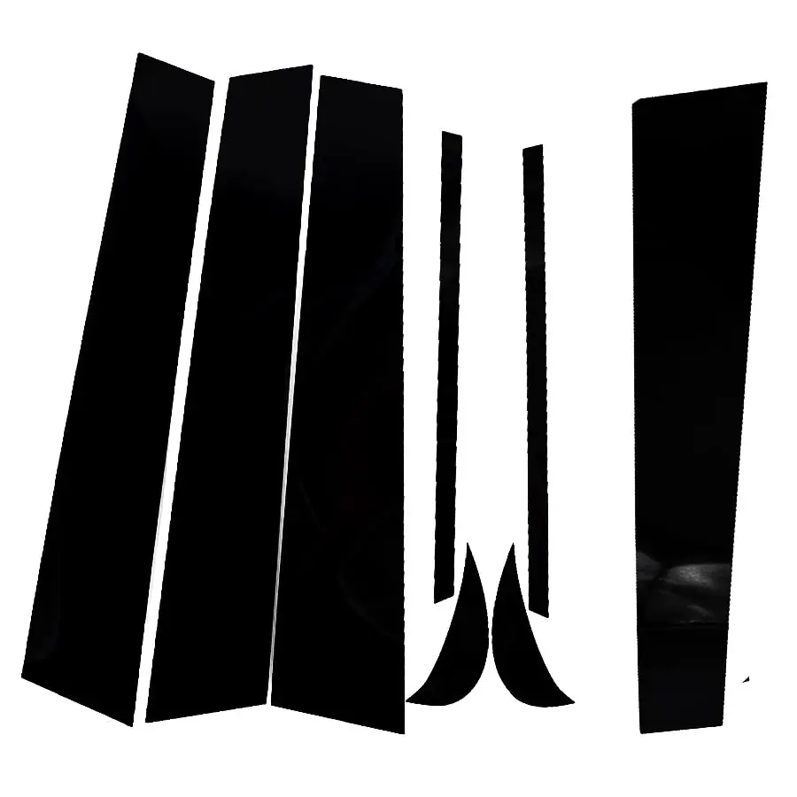 

8PCS Glossy Black Door Window Pillar Post Cover Trim for Toyota Camry 2018-2021