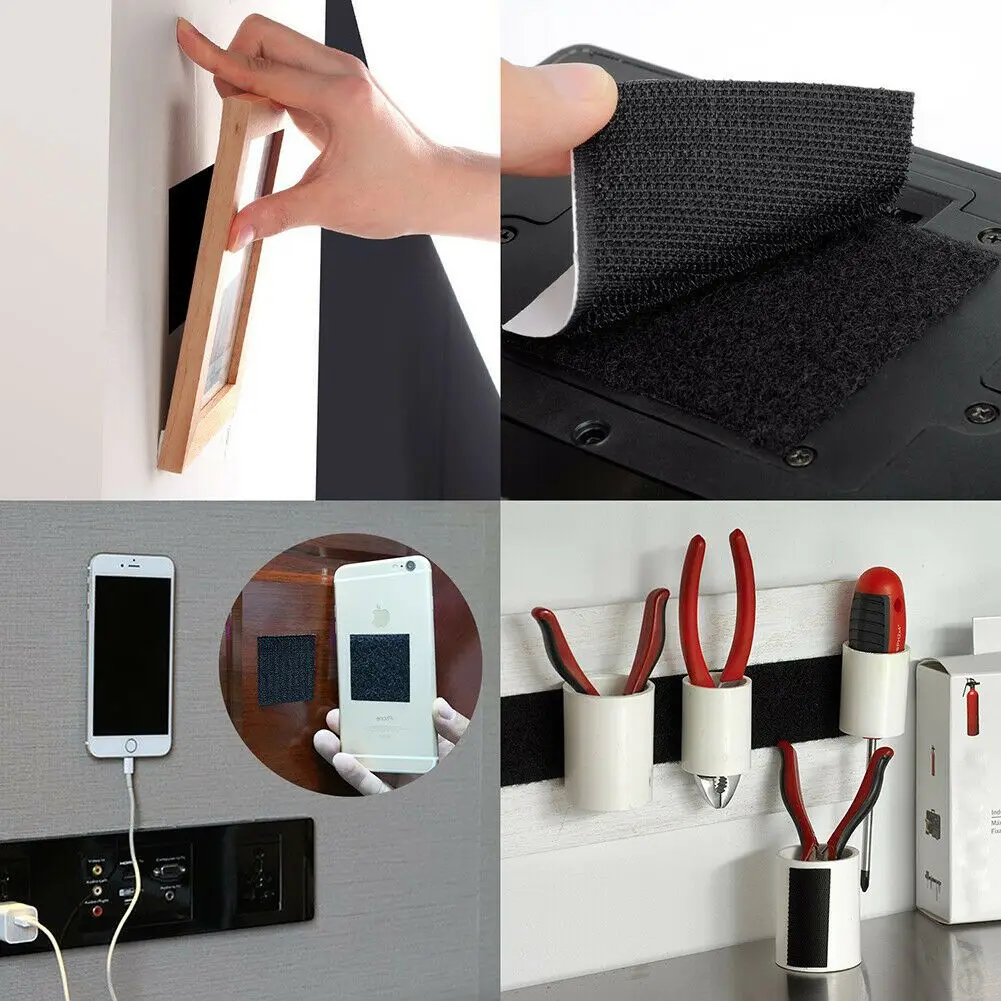 Secure Square Sofa Sewing Tools Carpet Sheets Fastener Magic Sticker Rug Gripper Tape