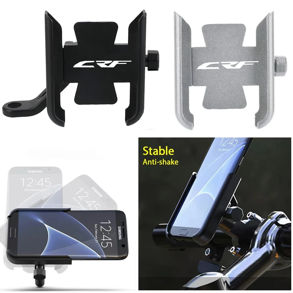 

Для HONDA CRF300L CRF250L CRF 230 450L CRF250F 250 450 R/X 150 300L руль мотоцикла, держатель мобильного телефона, GPS-подставка, кронштейн