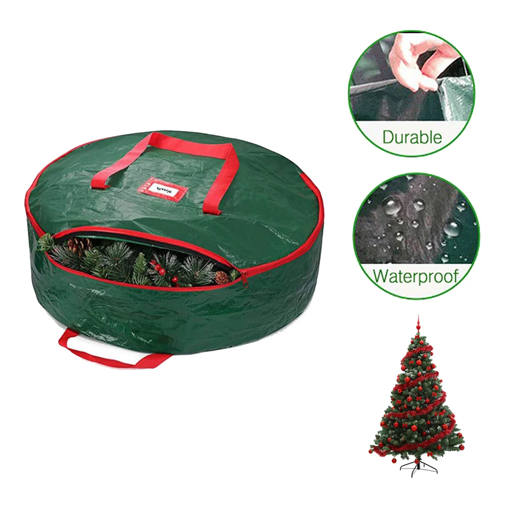 

Green Waterproof Furniture Cushion Storage Bag Christmas Trees Storage Bags Packs Sacks Pouch Case Protective Garden Tote Bag