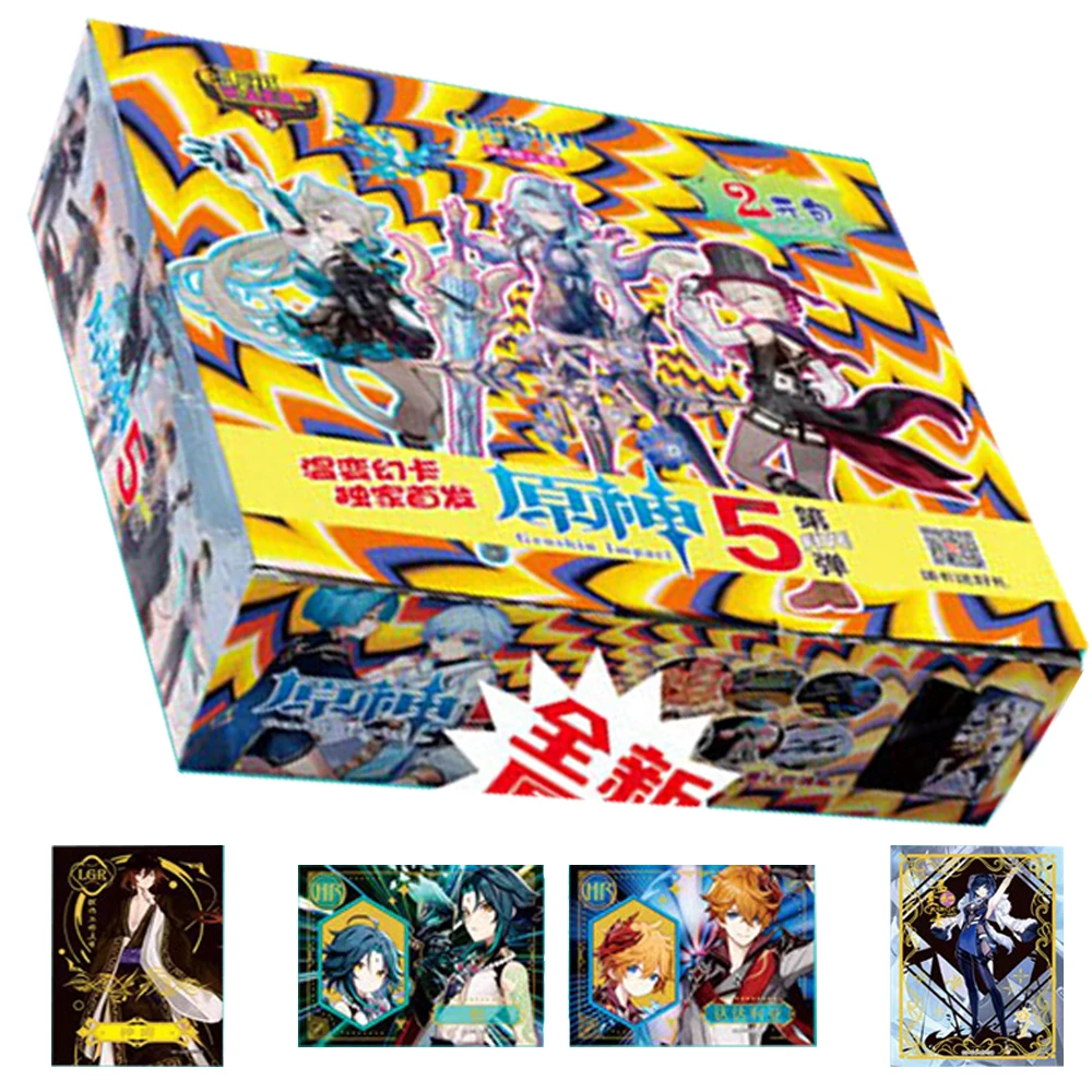 

Genshin Impact Collection Card For Children Combat Freedom Adventure Beelzebul Arataki Itto Tighnari Limited Game Card Kids Toys